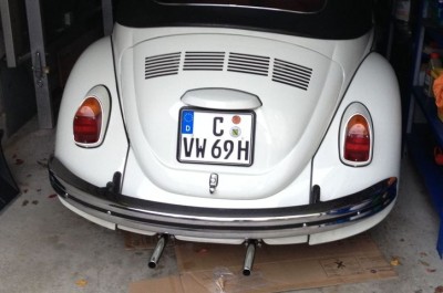 Doppelaupuff bei 44 PS