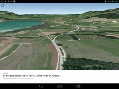 Man hätte hinweisen können, dass der Radweg Grad deshalb GEBAUT wurde, oder?