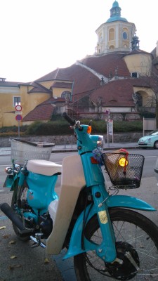 Die Bergkirche mit Haydn-Mausoleum in Eisenstadt, Burgenland, AT.