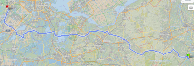 Der zweite Teil bis nach Haarlem - 150km