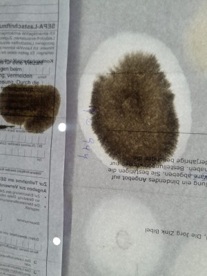 unten: CUB-110-Öl nach 200 km.