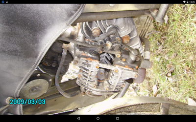 perfekt abgedichteter Motor, schaut aber irgendwie arg aus!