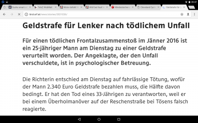In den 20 Jahren beim Unfallkdo glaubte ich, für den Papierkorb (Rundordner genannt) zu arbeiten.