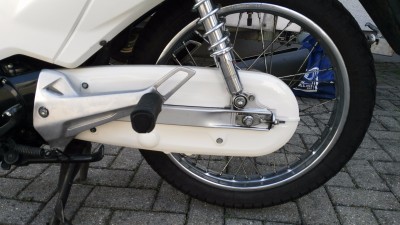 Kettenkasten - cremeweiß lackiert - nicht gedippt