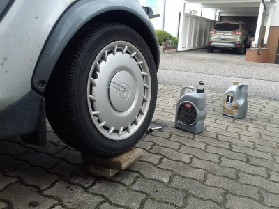 Aufbocken kann nicht schaden.