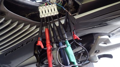 Messanordnung und Verweis auf Schaltplan