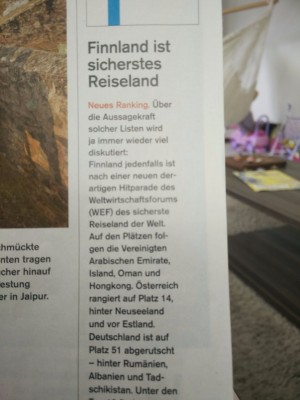 Ob dabei das "deutsche Abbiegen" eine Rolle spielt?"