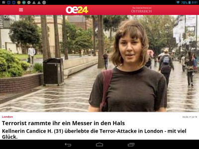 So schauen schwerverletzte junge Frauen aus. War kein Selfie!