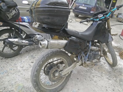 Ganz wildes Offroadbike.