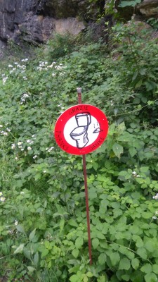 Hinweis südlich von Airolo