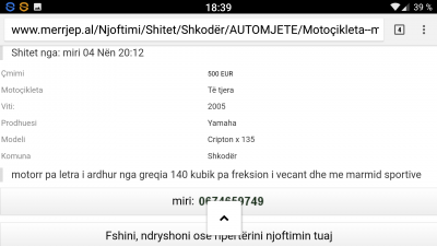 Schon 2005! gab es eine Crypton 135X?