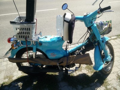 Ohne Reservesprit geht bei der CUB nix. Auch mit der LiMo Flasche geht nix daneben!