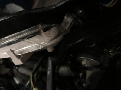 Tacho mit kaputter Abdeckung