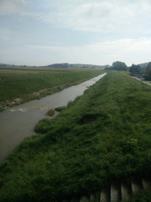 Der Fluss "Perschling", wo ich noch nicht einmal den Namen vorher gekannt habe.
