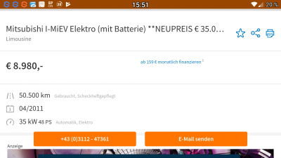 Anbot 9T wenn auf Kredut, jedoch 9,5T bei cash! Ist das die neue Zeit?