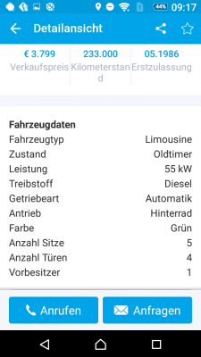 In 1986 gab es noch keinen 200D mit 55 kW - oder doch?