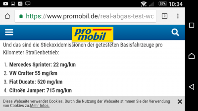 Handwerker, Lieferer, Wohnmobile, was wird aus deren Autos? Die fahren 5 x soviel wie ein Durchschnitts-PKW.