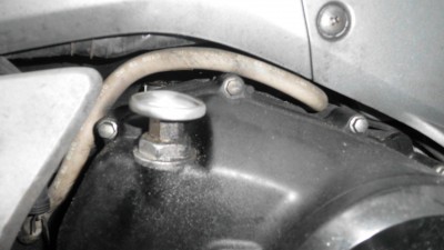 Motorentlüftung hinter Getriebe verlegt