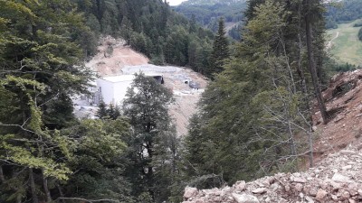 Der Holzbringungsweg war mir nicht recht geheuer...nach dem Regen.