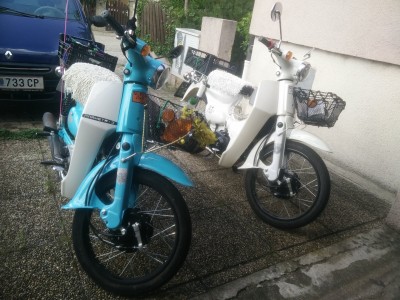 Die Babyblaue und der Storch.