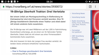 Das klingt so, als wäre die 19-Jährige am Zusammenstoss schuldig?