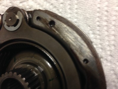 Schleifspuren innen.