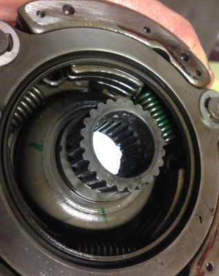 eine grüne und zwei schwarze oder schmutzige Federn