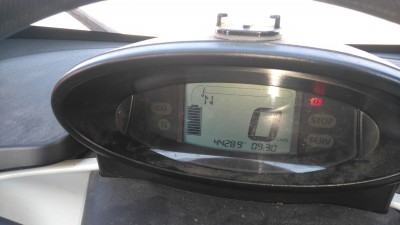 Da steht es - viele km - no problem.