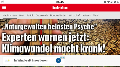 Eine neue Dimension des Klimawandels