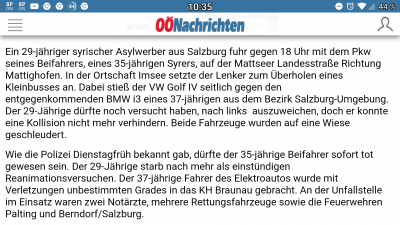 Fahrt mit Licht am Tag. Das bringt was!