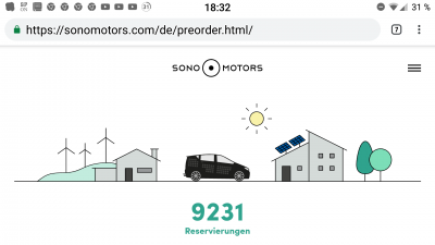 die Zahl der Vorbestellungen steigt, steigt und wird eines Tages die 10.000er Marke überspringen.