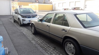 Jeden Tag sehe ich einen anderen? i3. Er gefällt mir so gut - und ist sooo zu klein.