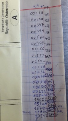 Schon nach der 2. Balkanfahrt war nur mehr ganz wenig Stahl am Magneten.