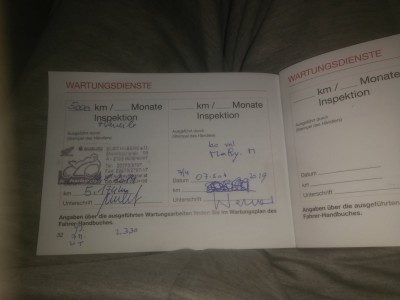 Dokumentierter Service &amp; Ventileinstellen.