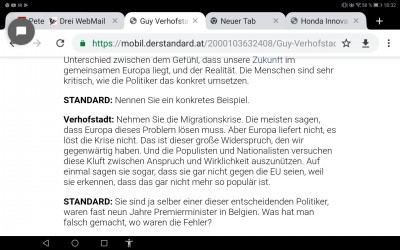 Die ZEIT ließ einen klugen Kopf aus NL zu uns sprechen: