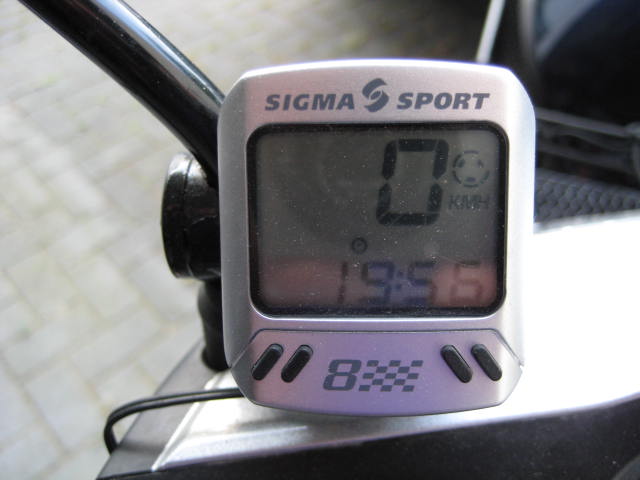 Nahaufnahme Sigma Tacho