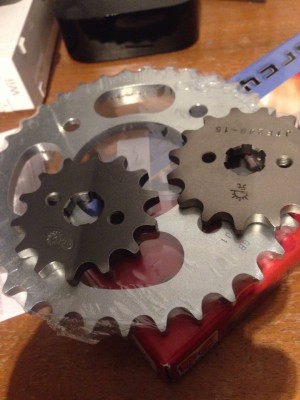 Richtiges und falsches Ritzel + Kette