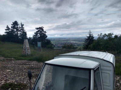 Klippeneck 980 Meter hoch.