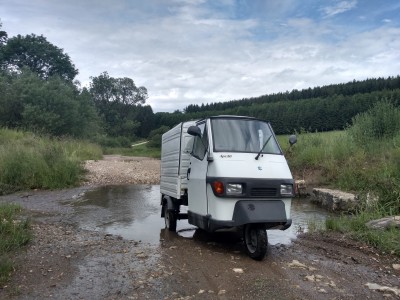 Adventure pur! nä nur Fake, bin Rückwärts reingefahren.