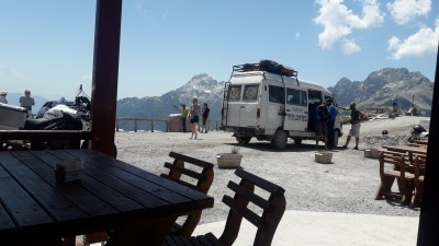 14 Israeli in einem Mercedes Bus. War 'ne nette Unterhaltung.