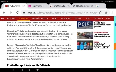 Die prek@ren Vorfälle ereignen sich fast nie auf der ersten Spur.