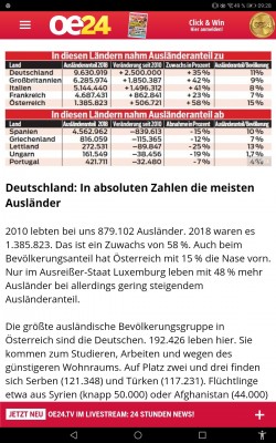 Die Besatzungstruppen zählen wohl mit.