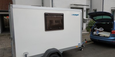Anhänger wieder vor der Haustür