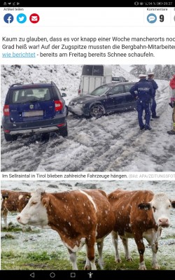 Bestätigen Ausnahmen die Klimakatastrophe?