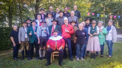 Die Bayern in Tracht waren die feschesten und besten Schützen.