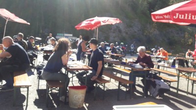 bei Schönwetter immer sehr gut besucht...