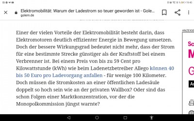 Ladesäulen sind teuer, 100k für DC z. B.