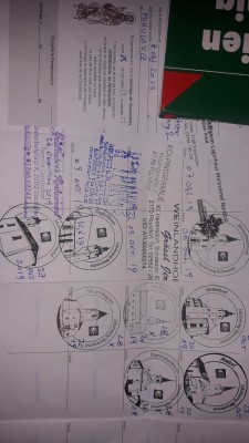 Zick-zack von Kirche zu Kirche. Die stehen auch immer am höchsten Hügel des Dorfes!