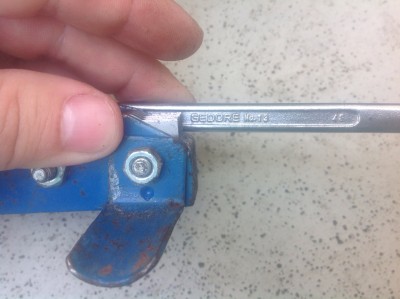 Fertig. Zur größeneinschätzung dahinter ein achterring.