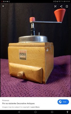 Wer suchet, der findet. So sah meine Kaffeereibe einmal aus.